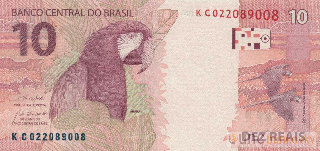 Brazílie 10 Reais 2010 UNC