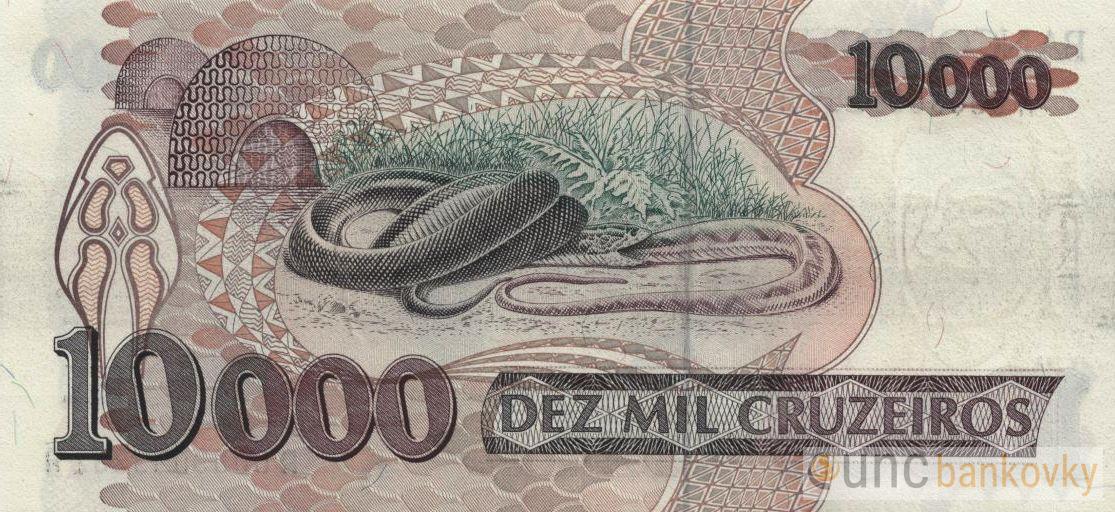 Brazílie 10.000 Cruzeiros 1991 UNC
