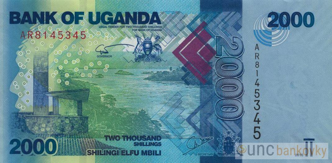 Uganda 2000 Shillings 2015 UNC