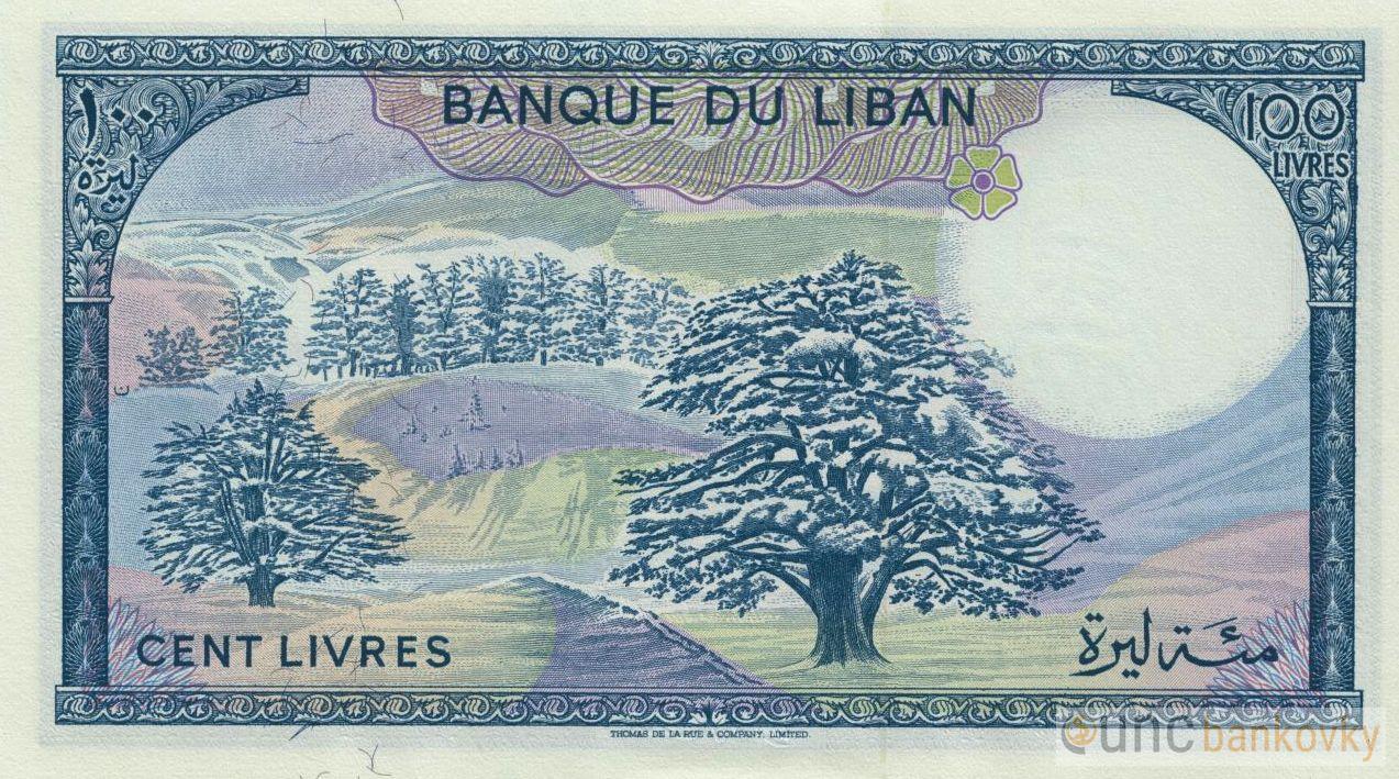 Libanon 100 Livres 1988 UNC