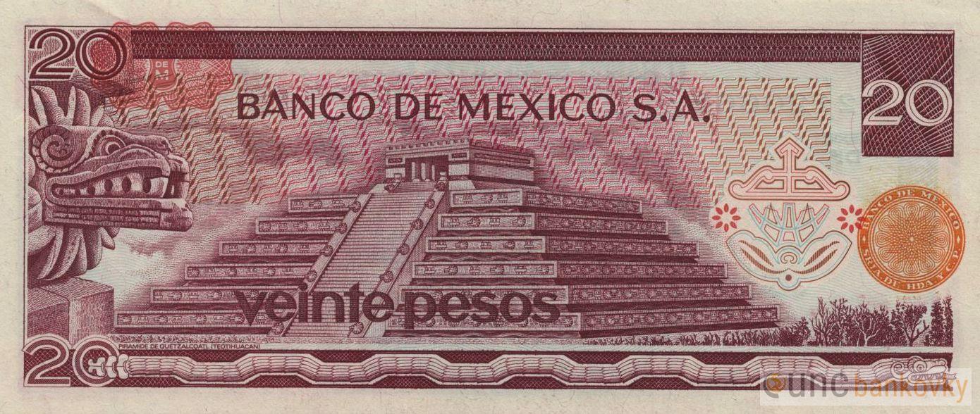 Mexiko 20 Pesos 1977 UNC