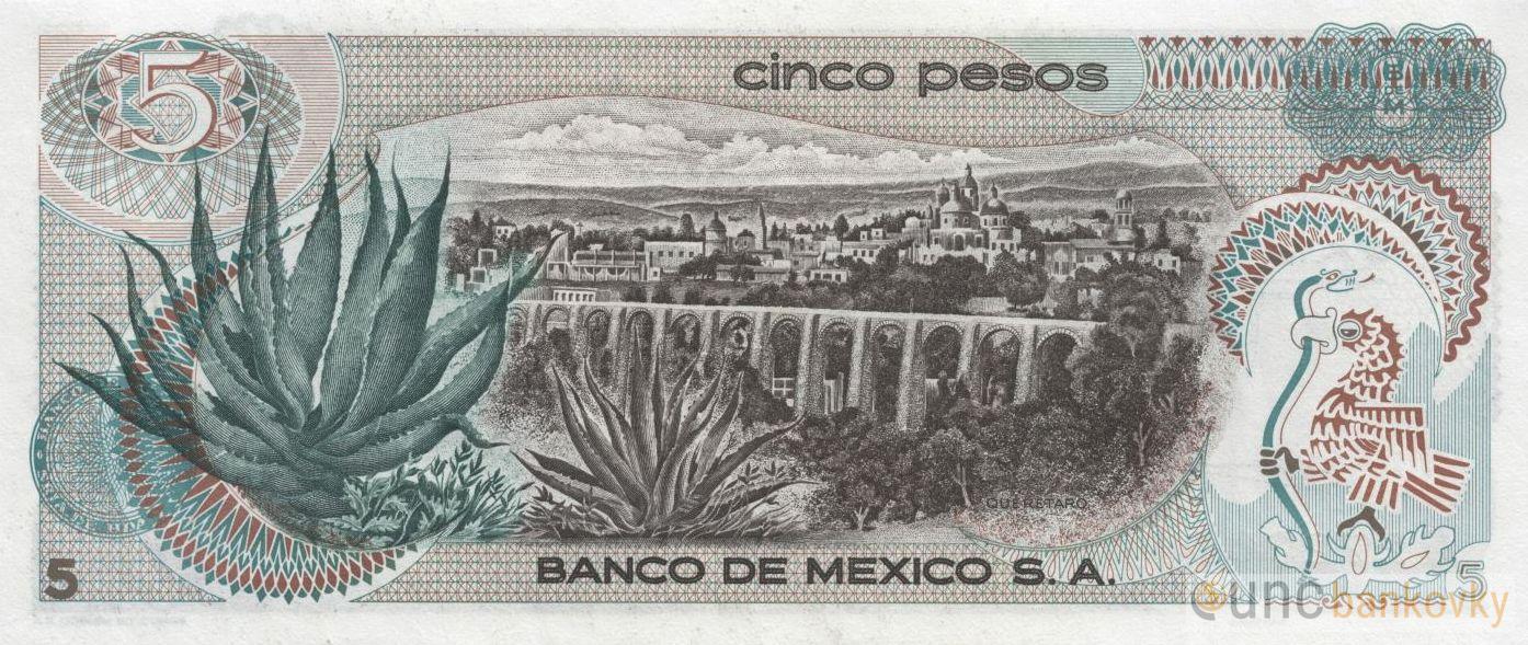 Mexiko 5 Pesos 1972 UNC