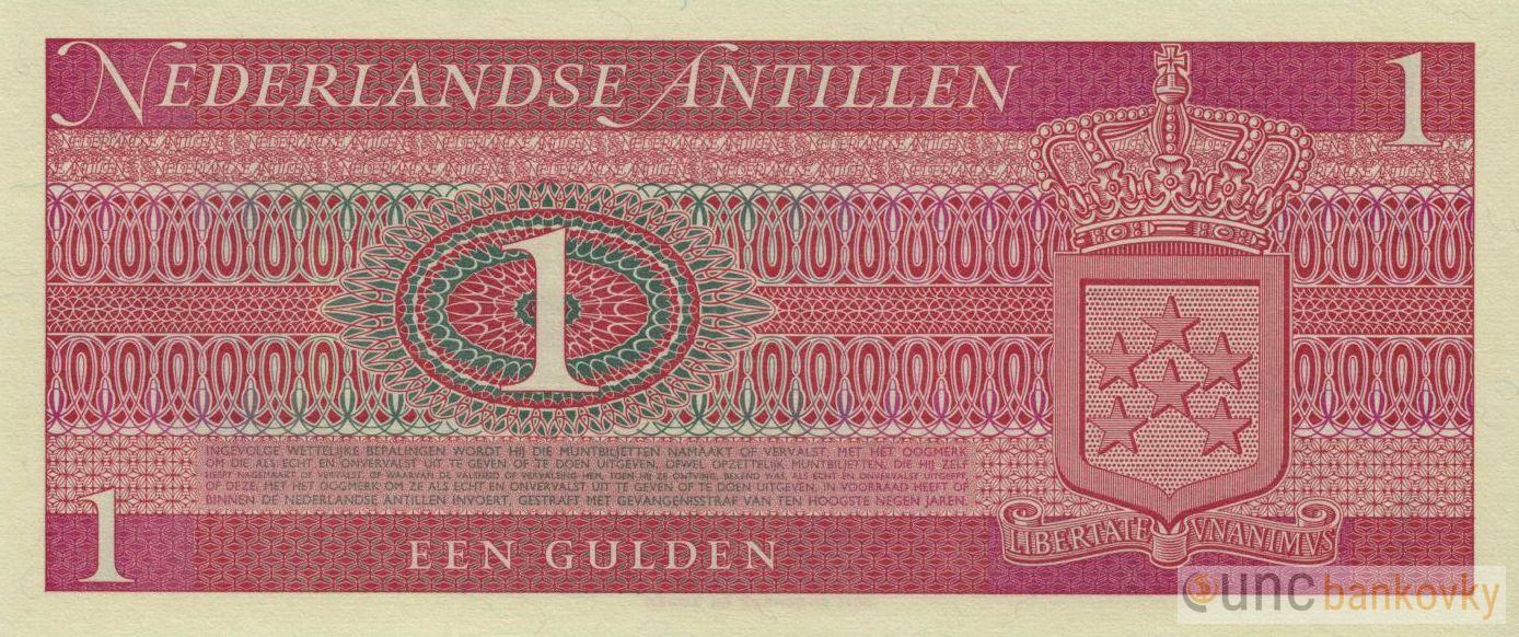 Nizozemské Antily 1 Gulden 1970 UNC
