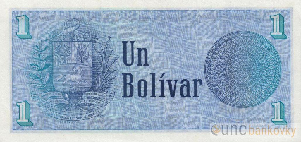 Venezuela 1 Bolivar 1989 UNC