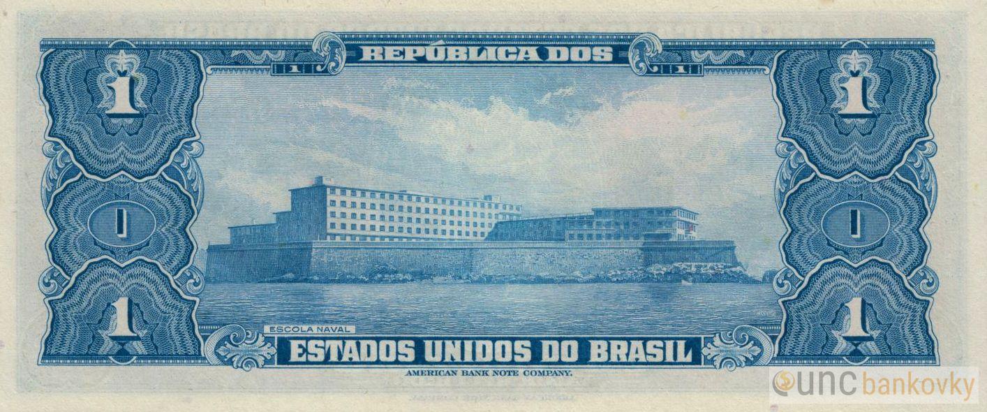 Brazílie 1 Cruzeiro 1954 UNC