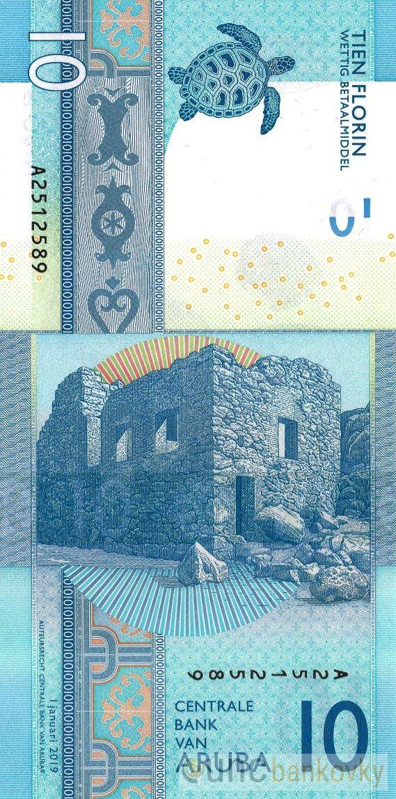 Aruba 10 Florin 2019 UNC