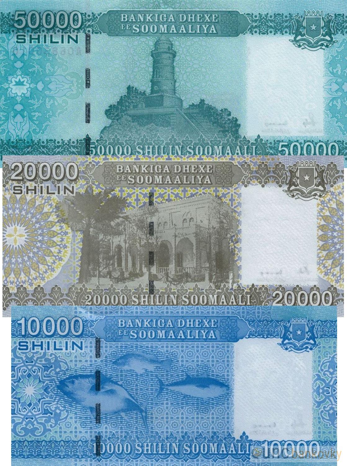 Somálsko sada 2010 UNC