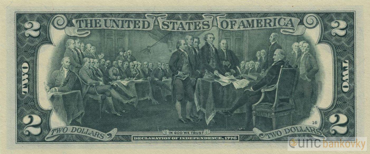 USA 2 Dollars 2017 L San Francisco UNC