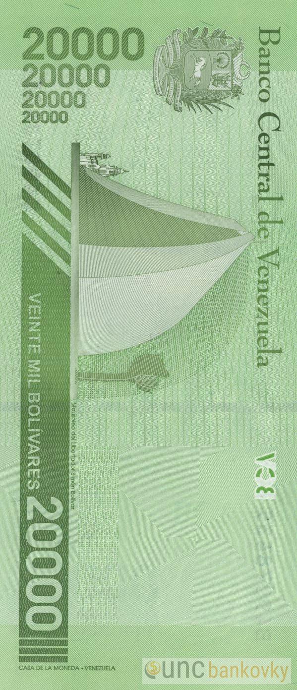 Venezuela 20.000 Bolivares 2019 UNC