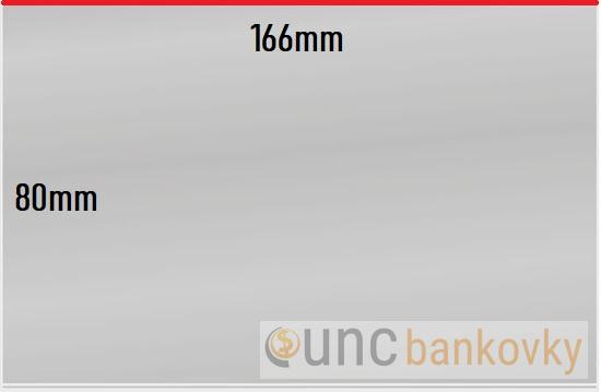 50x Lindner obal 166x80mm
