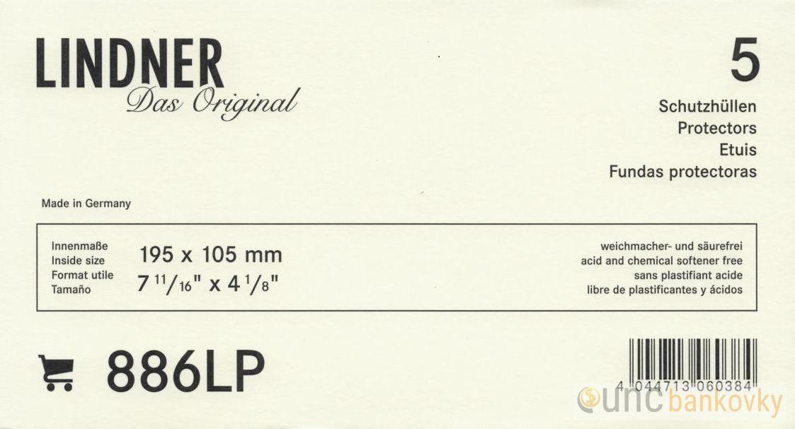 5x Lindner obal 195x105mm