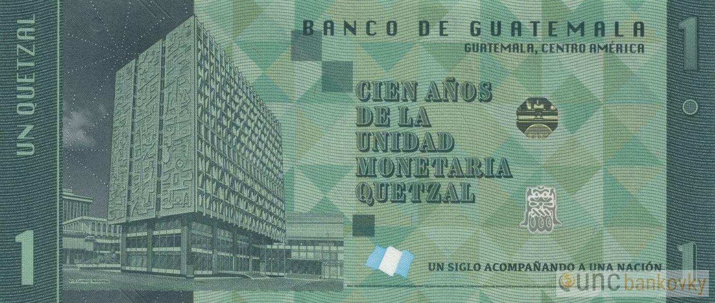 Guatemala 1 Quetzal 2024 UNC