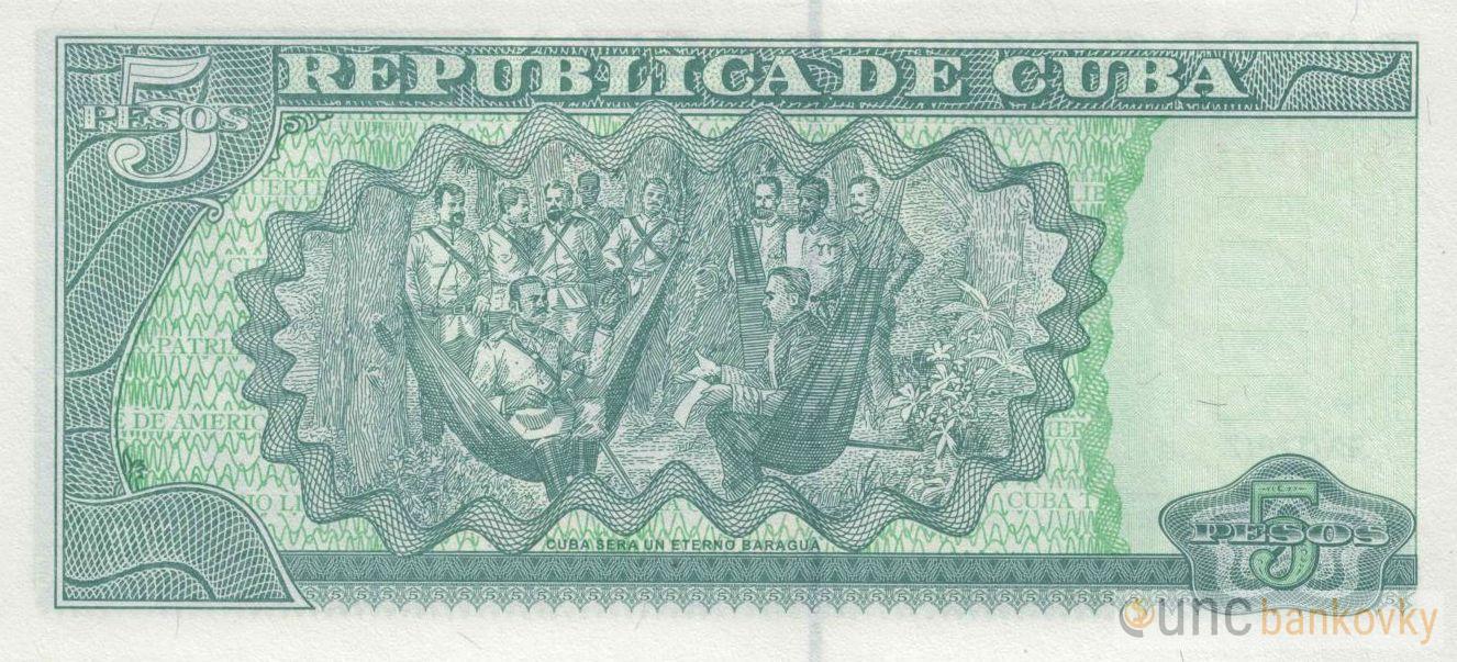 Kuba 5 Pesos 2017 UNC