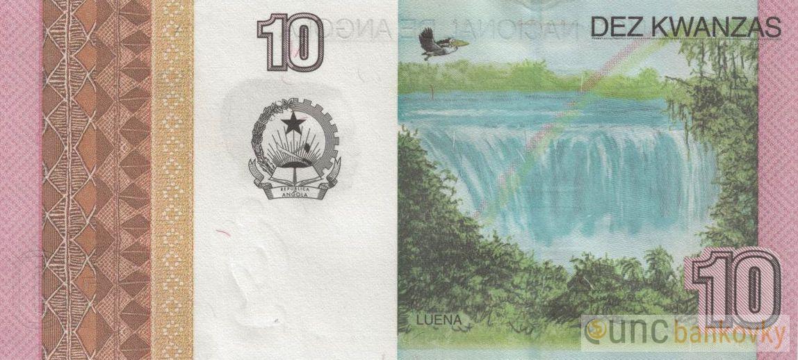 Angola 10 Kwanzas 2012 UNC