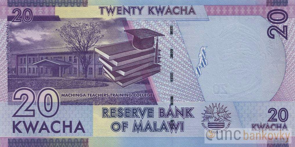 Malawi 20 Kwacha 2019 UNC