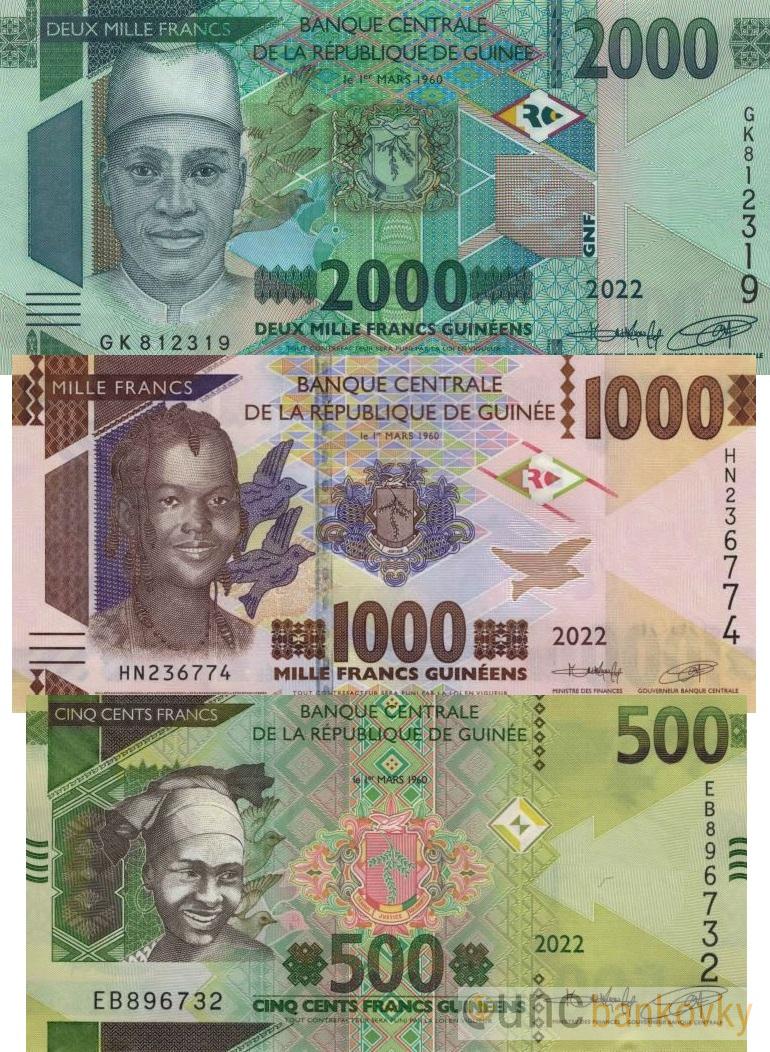 Guinea sada 2022 UNC