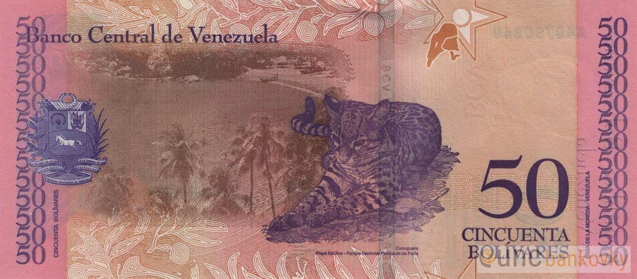 Venezuela 50 Bolivares 2018 UNC