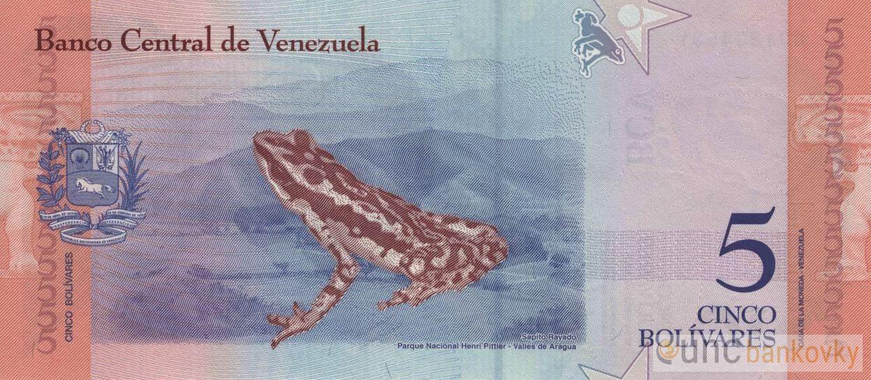 Venezuela 5 Bolivares 2018 UNC