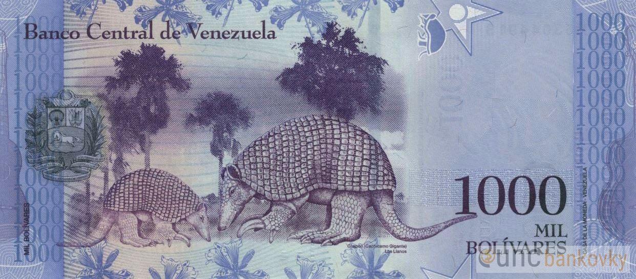Venezuela 1000 Bolivares 2017 UNC