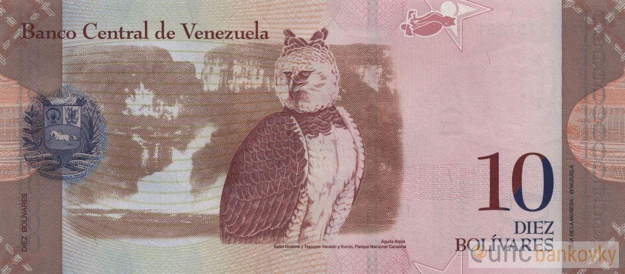 Venezuela 10 Bolivares 2014 UNC