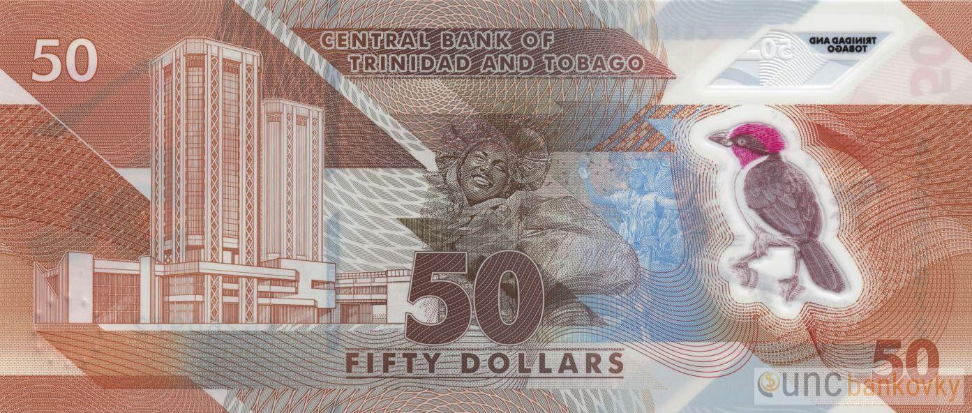Trinidad & Tobago 50 Dollar 2020 UNC