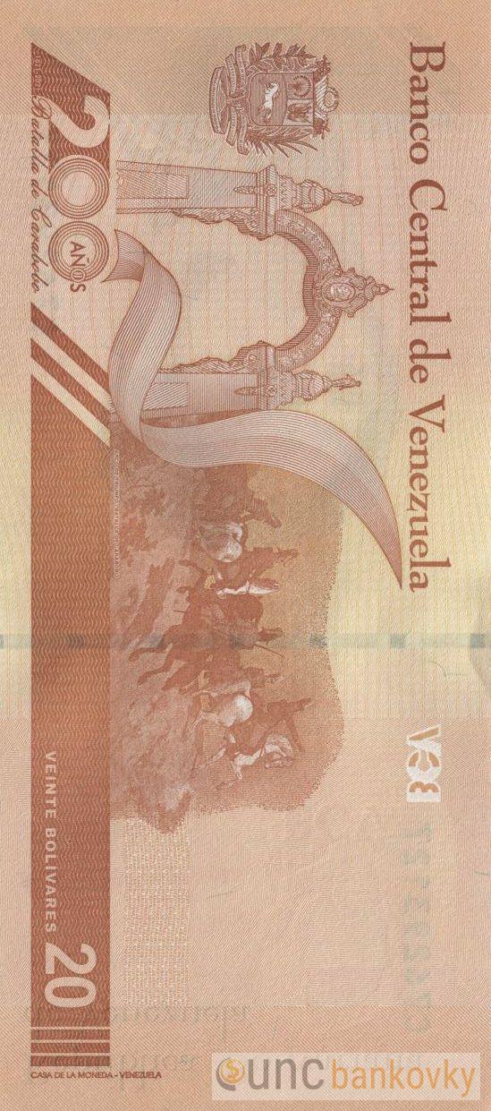 Venezuela 20 Bolivares Digitales 2021 UNC