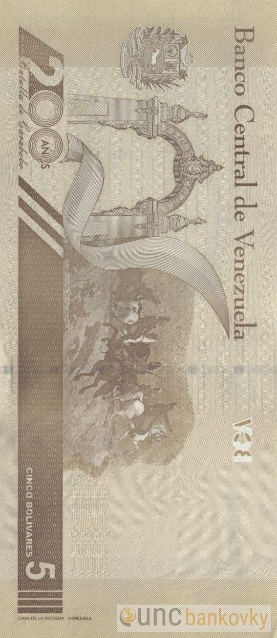 Venezuela 5 Bolivares Digitales 2021 UNC