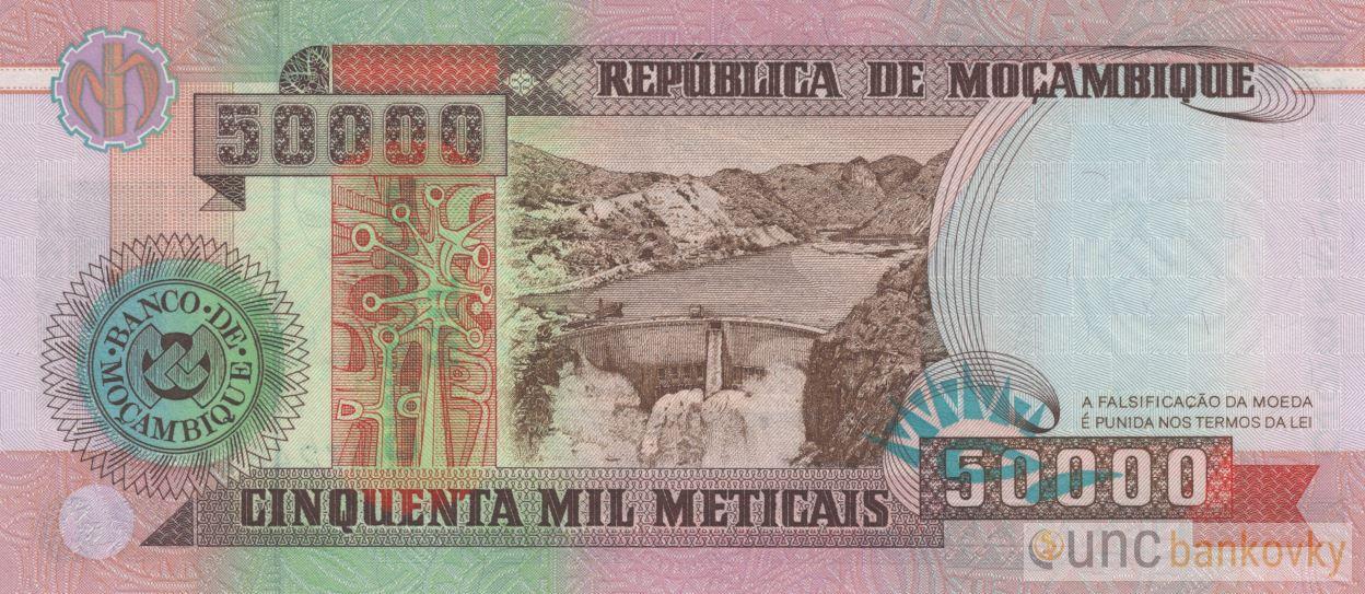 Mosambik 50.000 Meticais 1993 UNC