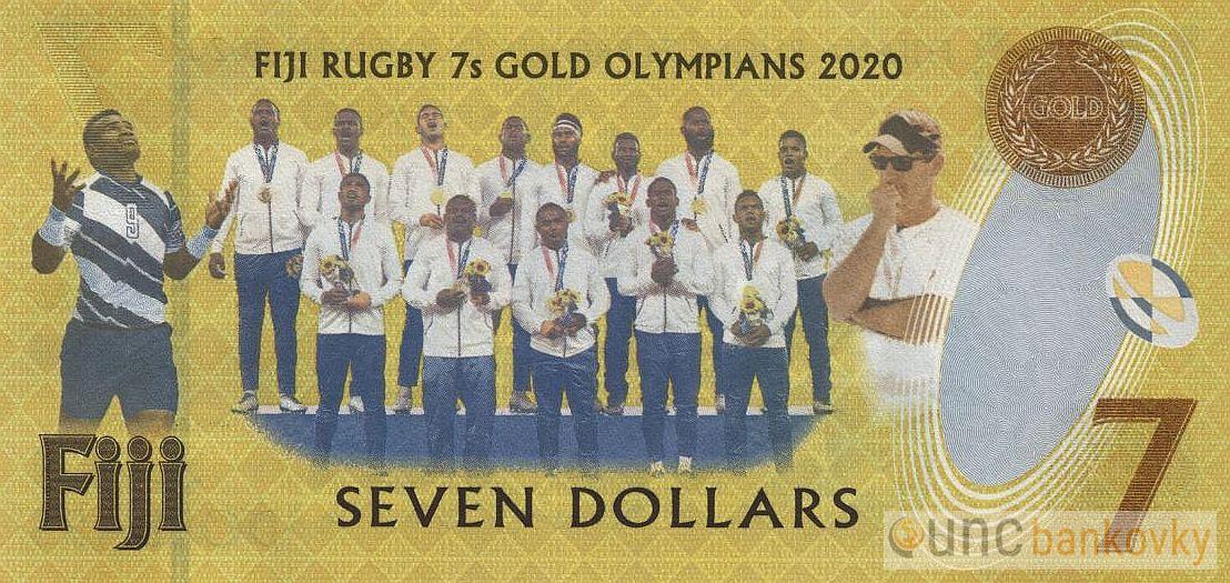 Fiji 7 Dollars 2020 UNC