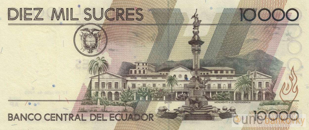 Ekvádor 10.000 Sucres 1999 UNC