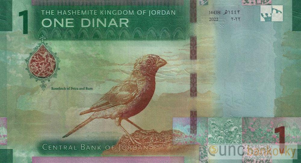 Jordánsko 1 Dinar 2022 UNC