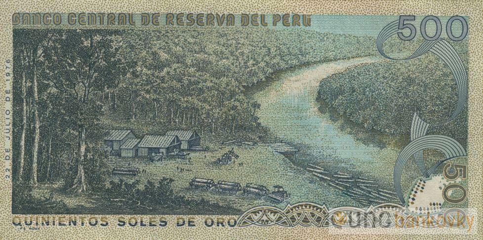 Peru 500 Soles de Oro 1976