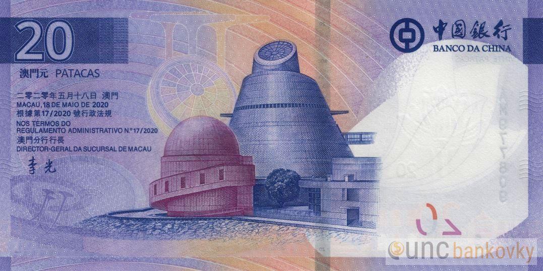 Macao 20 Patacas 2024