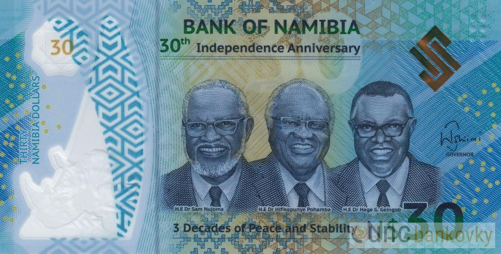 Namibie 30 Dollars 2020
