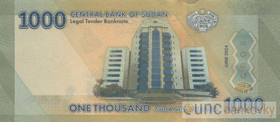 Sudan 1000 Pounds 2024 UNC