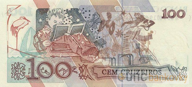 Brazílie 100 Cruzeiros 1990 UNC