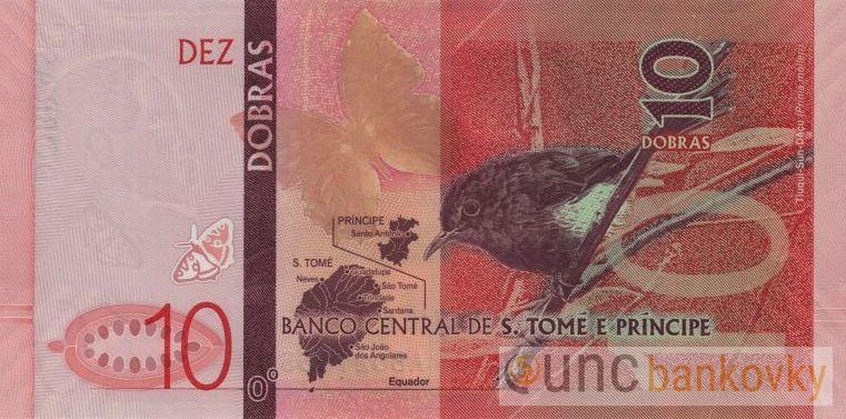 Sv. Tomáš a Princův ostrov 10 Dobras 2020 UNC
