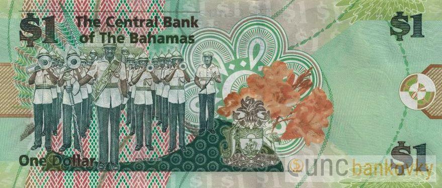 Bahamy 1 Dollar 2015 UNC