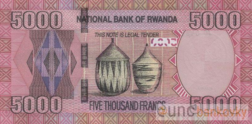Rwanda 5000 Francs 2014 UNC