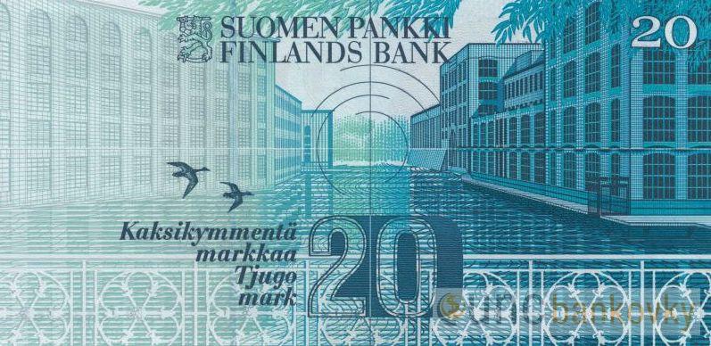 Finsko 20 Markaa 1993 UNC