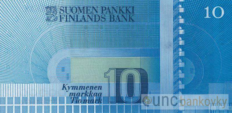 Finsko 10 Markaa 1986 UNC