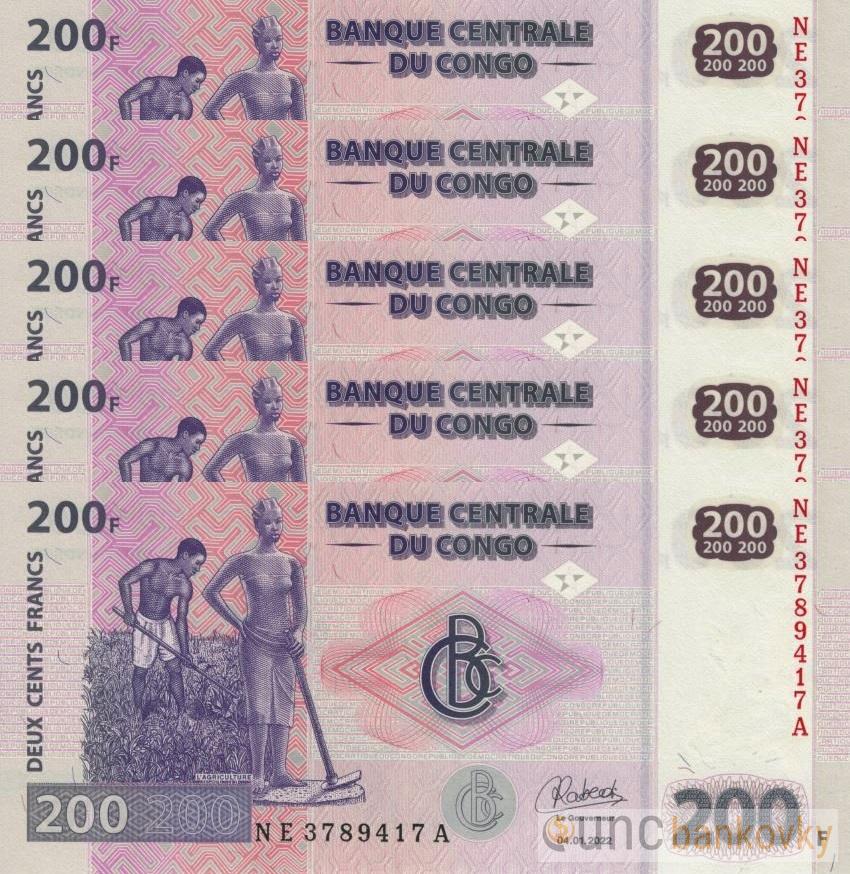 5x Kongo 2022 dealer set UNC