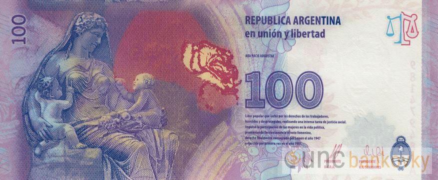 Argentina 100 Pesos 2016 UNC