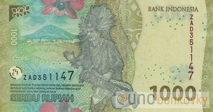 Indonésie 1000 Rupiah 2022 UNC