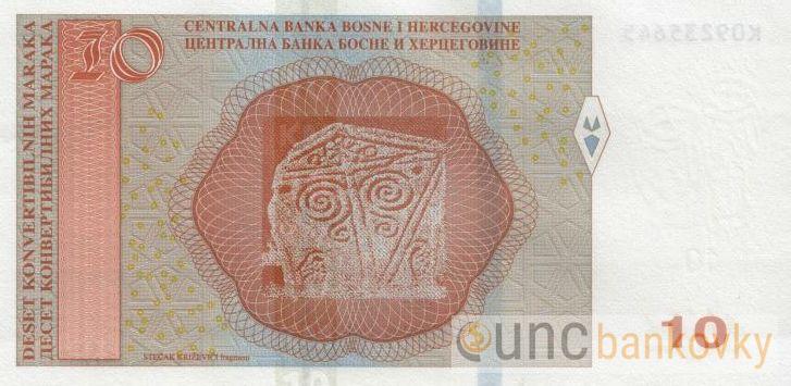 Bosna 10 Marka 2024 V1 UNC