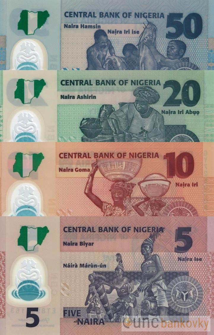 Nigérie sada 2017-2025 UNC