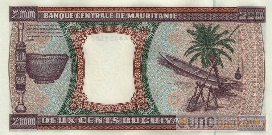 Mauritánie 200 Ouguiya 2002 UNC
