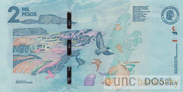 Kolumbie 2000 Pesos 2018 UNC