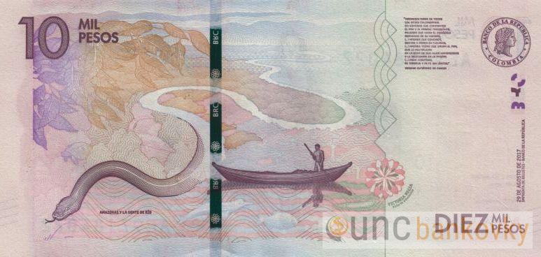 Kolumbie 10000 Pesos 2017 UNC