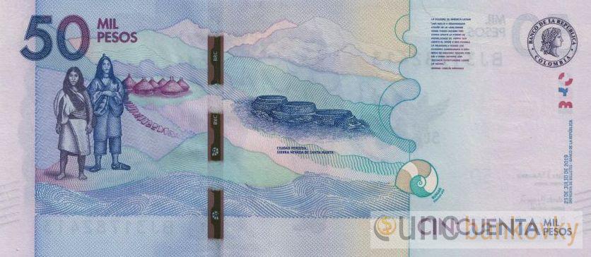 Kolumbie 50000 Pesos 2019 UNC